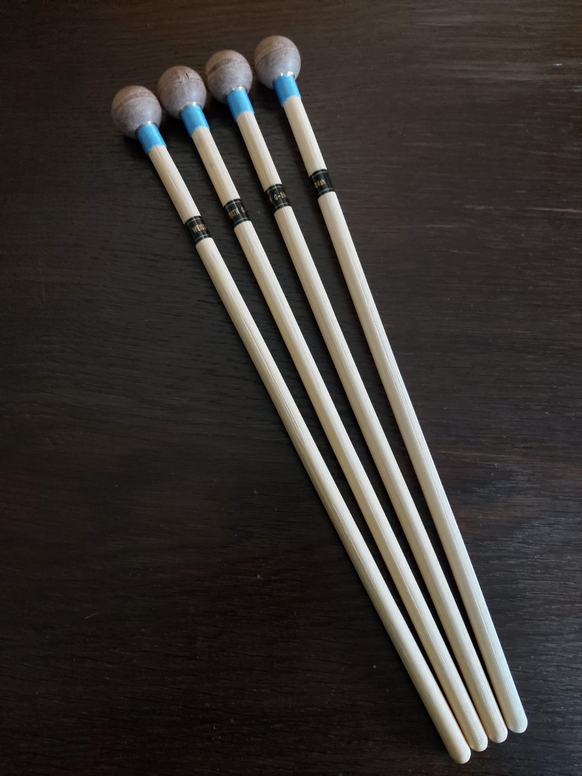 Traditioneller Gong-Schlägel - Holzgriff Mit Gummikopf Für Percussion-Instrumente